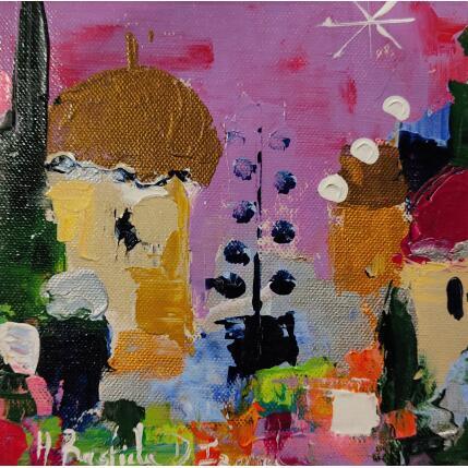 Peinture Byzance le soir par Bastide d´Izard Armelle | Tableau Abstrait