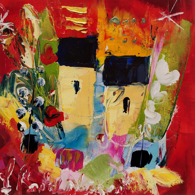 Painting L'aventure, c'est l'aventure by Bastide d´Izard Armelle | Painting Abstract