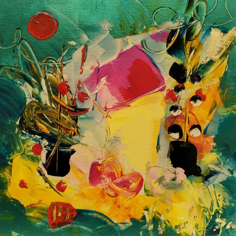 Painting La clé des champs by Bastide d´Izard Armelle | Painting Abstract