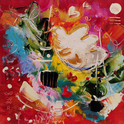 Gemälde Le savoir von Bastide d´Izard Armelle | Gemälde Abstrakt