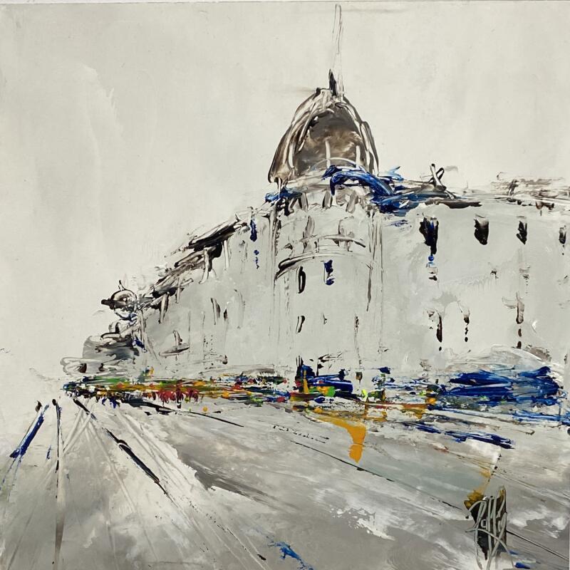 Painting Negresco by Raffin Christian | Painting Figurative Urban Oil