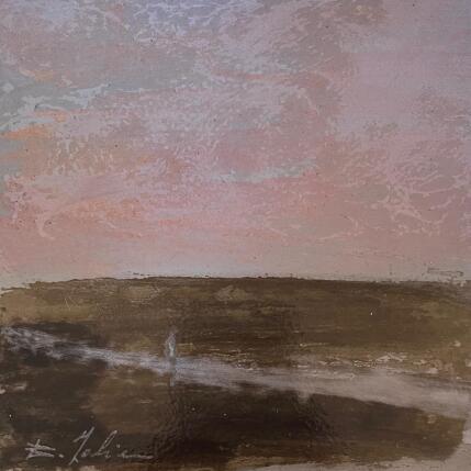 Peinture Chemin en Lozère  par Mahieu Bertrand | Tableau Figuratif Métal Paysages