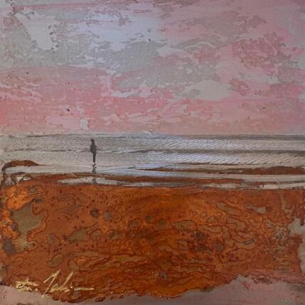 Peinture Nocturne 2 par Mahieu Bertrand | Tableau Figuratif Métal Paysages