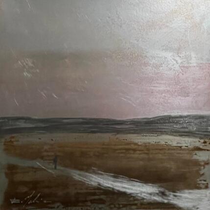 Peinture Causse Sauveterre par Mahieu Bertrand | Tableau Figuratif Métal Paysages