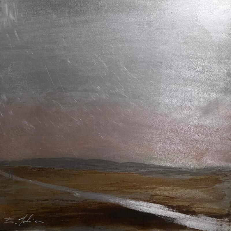 Peinture En Lozère  par Mahieu Bertrand | Tableau Figuratif Paysages Métal