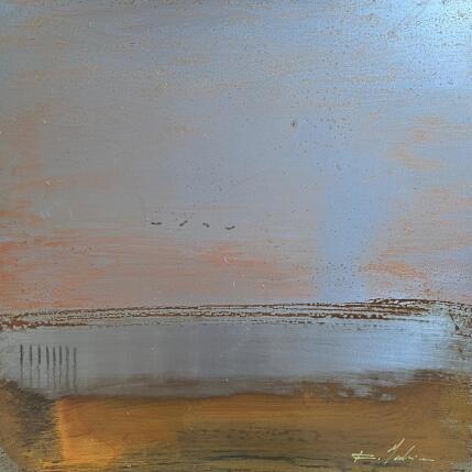 Peinture Aux Salins  par Mahieu Bertrand | Tableau Figuratif Métal Paysages