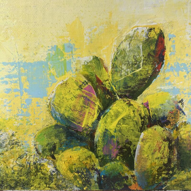 Peinture Cactus 1 par Saxton Patricia | Tableau Figuratif Paysages Nature Acrylique