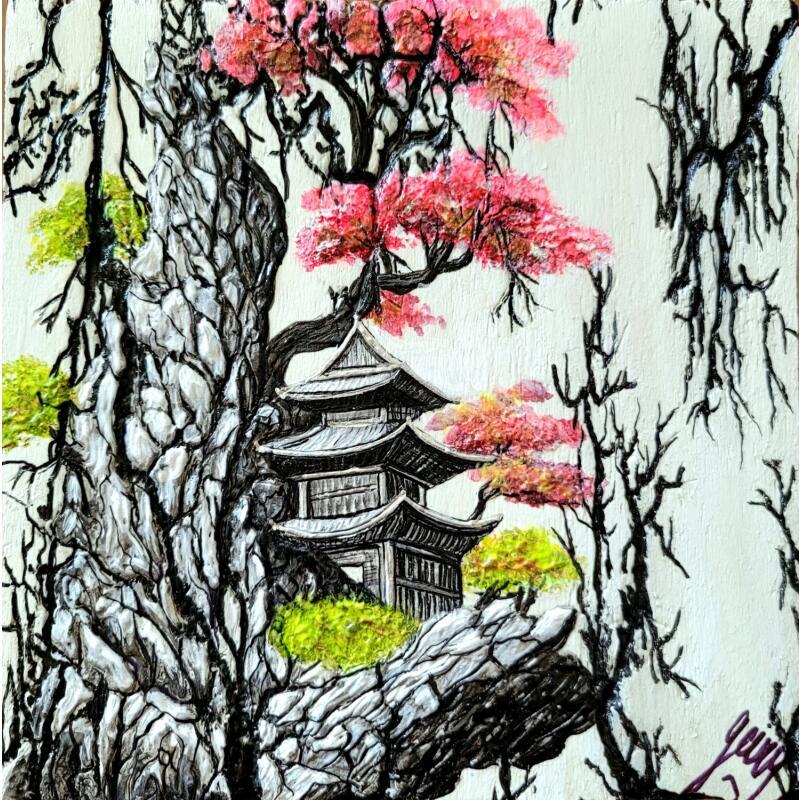 Painting L'âme du Sakura by Geiry | Painting Subject matter