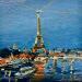Painting Steel Poetry by Xanlar | Painting Impressionism Landscapes Architecture Oil