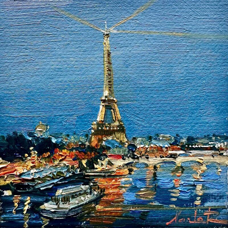 Painting Steel Poetry by Xanlar | Painting Impressionism Landscapes Architecture Oil
