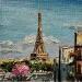 Painting Eiffel Dreams by Xanlar | Painting Impressionism Landscapes Architecture Oil