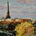Painting A Pause in Paris by Xanlar | Painting Impressionism Landscapes Urban Architecture Oil