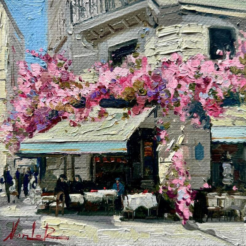 Painting Blooming Morning by Xanlar | Painting Impressionism Landscapes Urban Architecture Oil