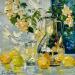 Painting Lumière de Citron by Xanlar | Painting Impressionism Life style Still-life Oil
