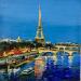 Painting Paris en Lumière by Xanlar | Painting Impressionism Landscapes Urban Architecture Oil