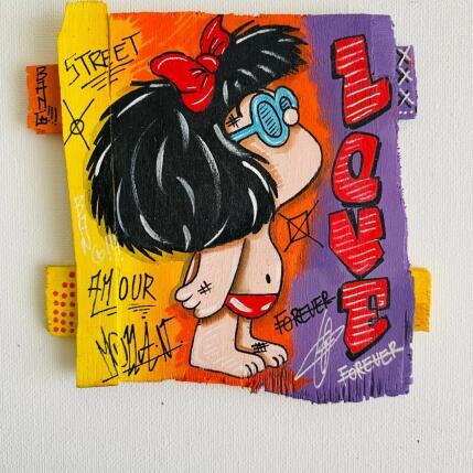 Painting FAMOUS by Molla Nathalie | Painting Pop-art Acrylic, Posca, Wood Pop icons