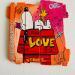 Peinture One Love par Molla Nathalie  | Tableau Pop-art Icones Pop Bois Acrylique Posca