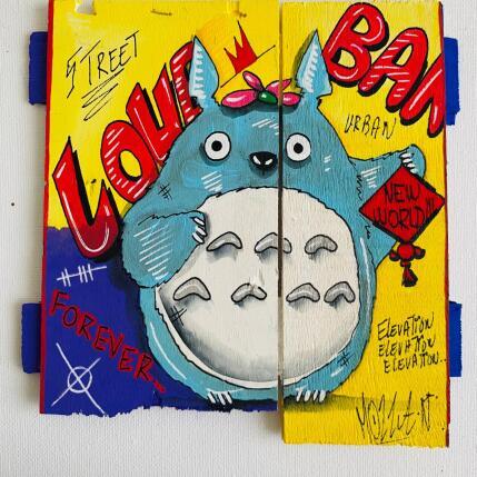 Painting World by Molla Nathalie | Painting Pop-art Acrylic, Posca, Wood Pop icons