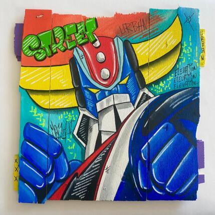 Gemälde F3 Streer von Molla Nathalie  | Gemälde Pop-Art Acryl, Posca Pop-Ikonen