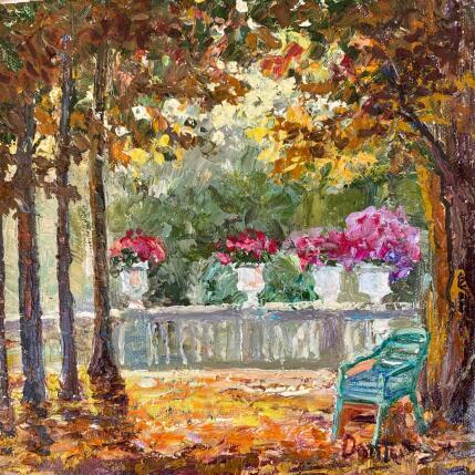 Painting L’ambiance de l’automne dans le parc by Dontu Grigore | Painting Figurative Oil Landscapes, Nature, Pop icons, Urban