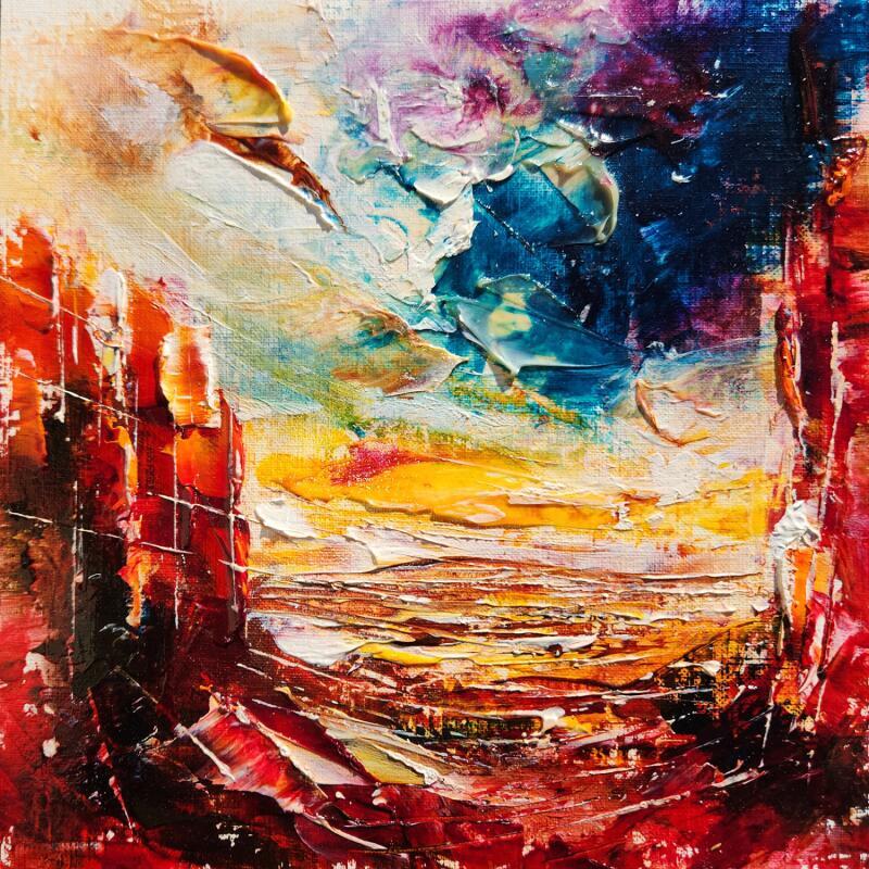 Painting Arizona Sunset by Reymond Pierre | Painting Figurative Landscapes Oil