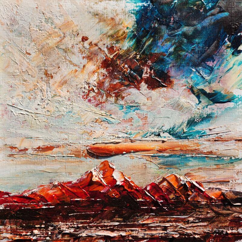 Painting Sedona Mesa Airport view 3 by Reymond Pierre | Painting Figurative Landscapes Oil