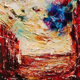 Painting Arizona Sunset  by Reymond Pierre | Painting Figurative Oil Landscapes