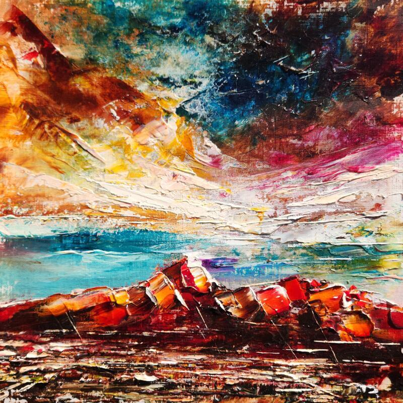 Painting Sedona Mesa airport view 2 by Reymond Pierre | Painting Figurative Landscapes Oil