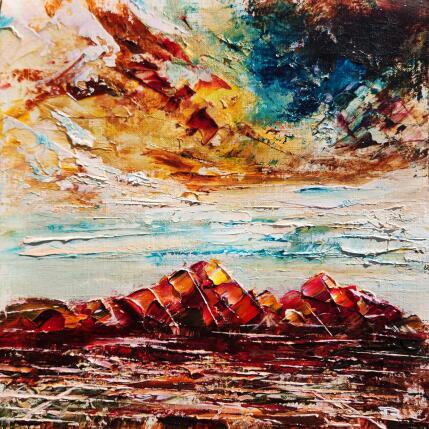 Painting Sedona Mesa airport view 3 by Reymond Pierre | Painting Figurative Oil Landscapes