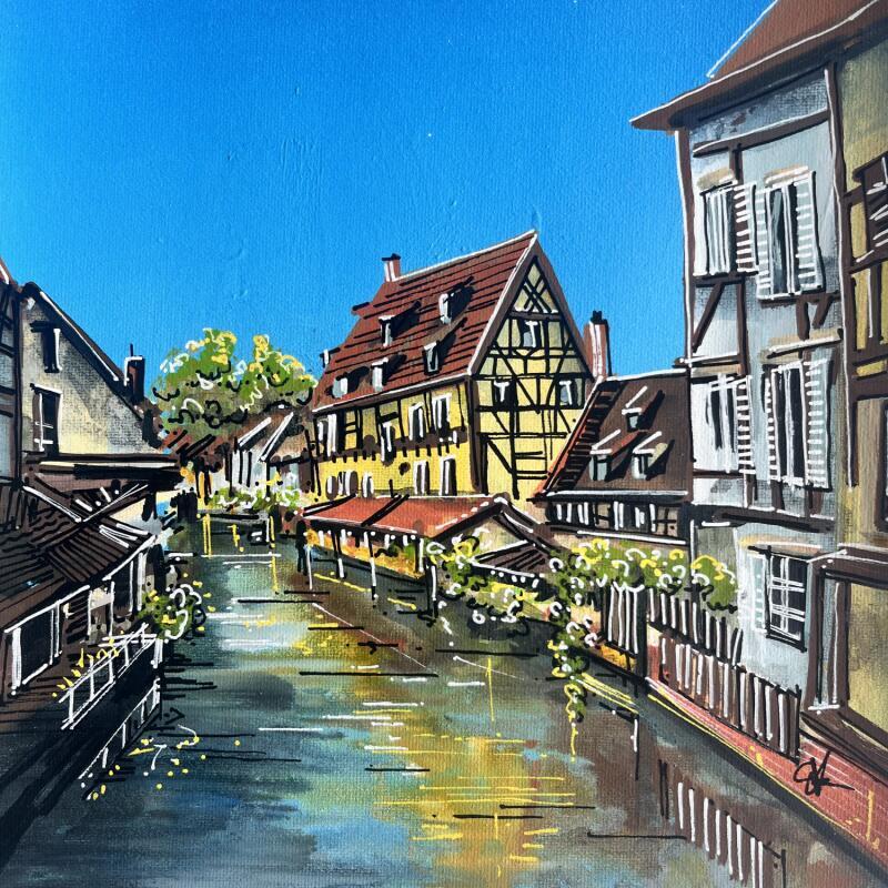 Painting Reflets sur la Lauch à Colmar  by Touras Sophie-Kim  | Painting Realism Still-life Acrylic