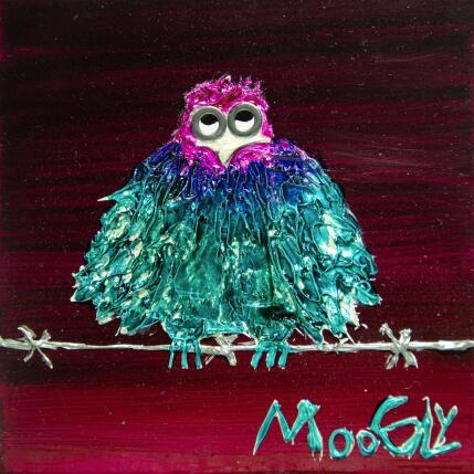 Gemälde Culpabilitus von Moogly | Gemälde Art brut Acryl, Harz, Pigmente Tiere