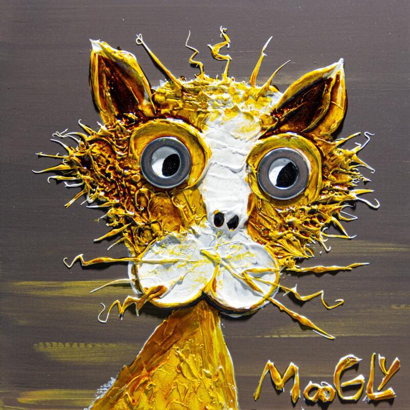 Peinture Despotiqus par Moogly | Tableau Art Singulier Animaux Acrylique Résine Pigments