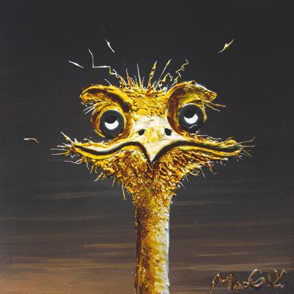 Gemälde Ressassus von Moogly | Gemälde Art brut Acryl, Harz, Pigmente Tiere