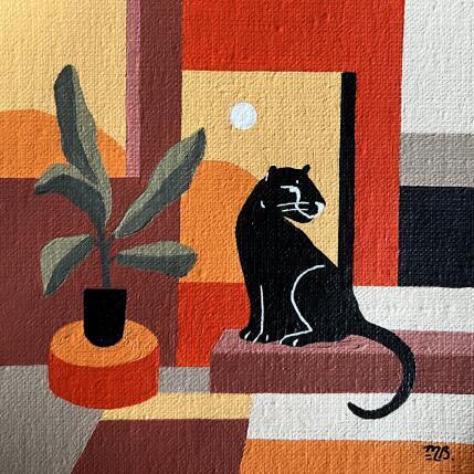 Peinture Terracotta par Birsak Mariah | Tableau Art naïf Acrylique