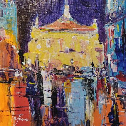 Painting Paris night life by Yavru Irfan | Painting Figurative Oil Pop icons