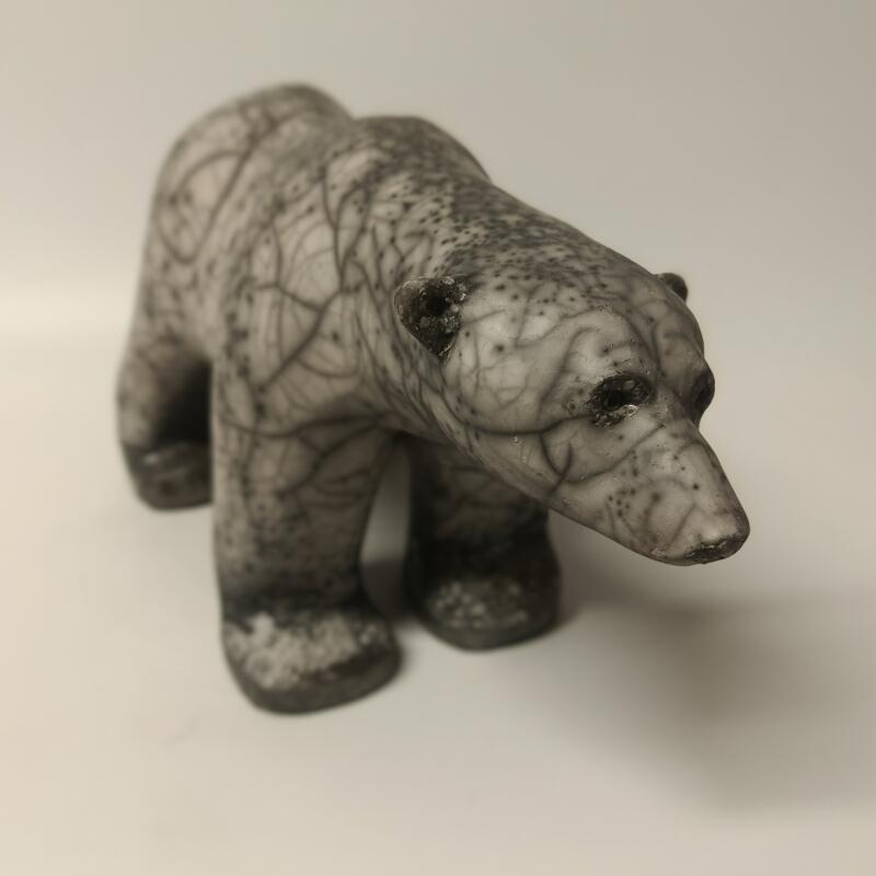 Skulptur Où est mon âme soeur ? von Roche Clarisse | Skulptur Tiere Keramik Raku