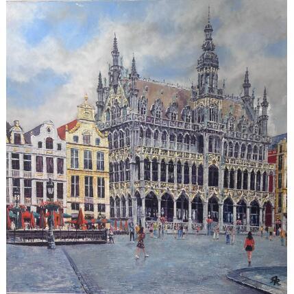 Peinture MAISON DU ROI  par Rigaux Régis | Tableau Figuratif Huile Urbain