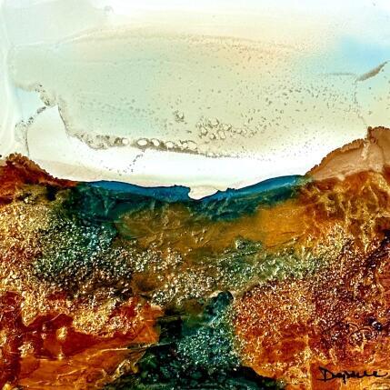 Painting Bronze age 2289 by Depaire Silvia | Painting Abstract Acrylic Landscapes, Marine