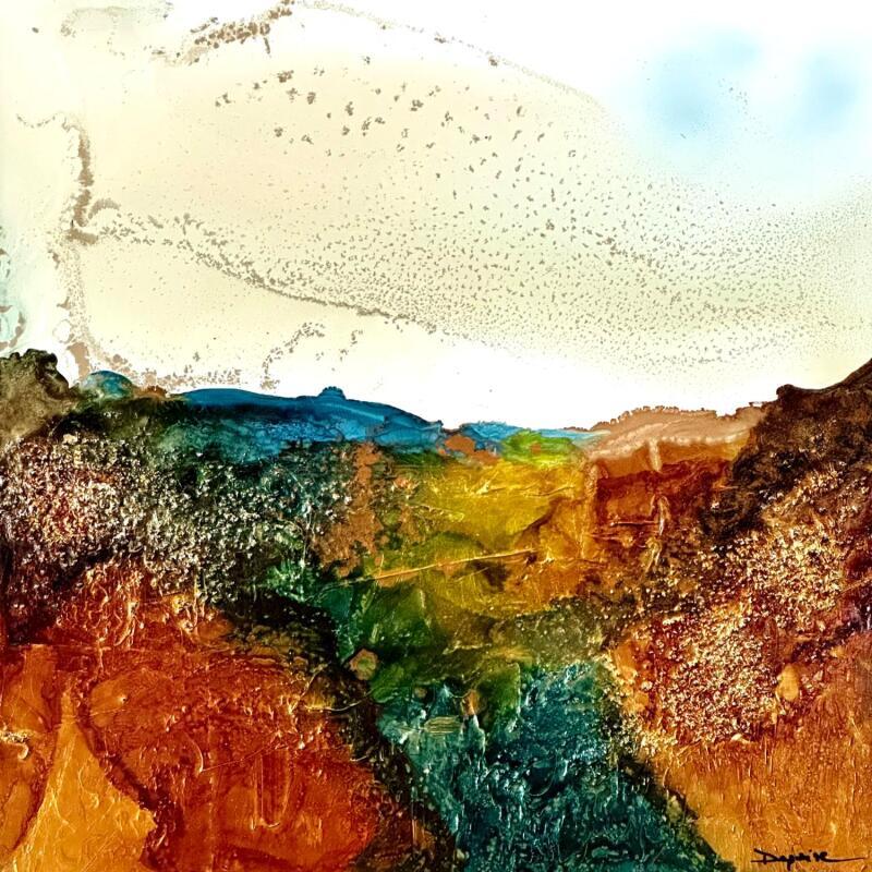 Peinture Bronze age 2331 par Depaire Silvia | Tableau Abstrait Paysages Marine Minimaliste Acrylique