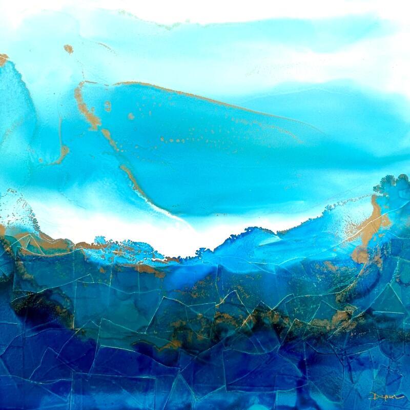 Peinture Poésie Marine 2227 par Depaire Silvia | Tableau Abstrait Paysages Marine Minimaliste Acrylique