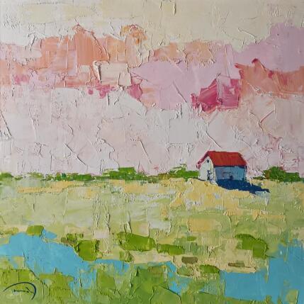 Gemälde Els aiguamolls von Tomàs | Gemälde Abstrakt Öl Landschaften