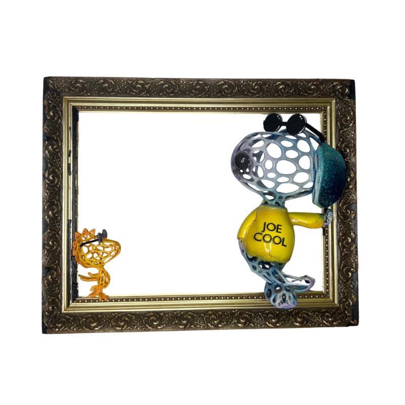 Sculpture Snoopy Joe Cool Chic et Cool by Shenoda | Sculpture Pop-art Graffiti Resin