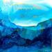 Painting Poésie marine 2593 by Depaire Silvia | Painting Abstract Landscapes Marine Acrylic