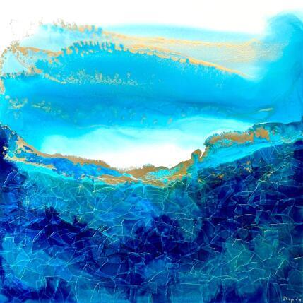 Painting Poésie marine 2654 by Depaire Silvia | Painting Abstract Acrylic Landscapes, Marine, Minimalist