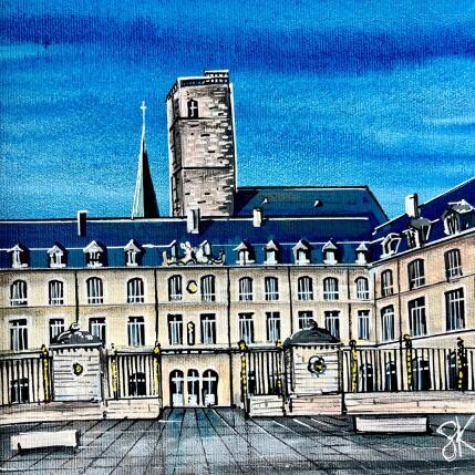 Painting Le palais des ducs de Bourgogne by Touras Sophie-Kim  | Painting Realism Oil Pop icons, Still-life