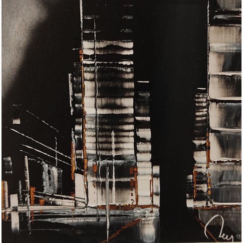 Painting Ixon by Rey Julien | Painting Figurative Gold leaf