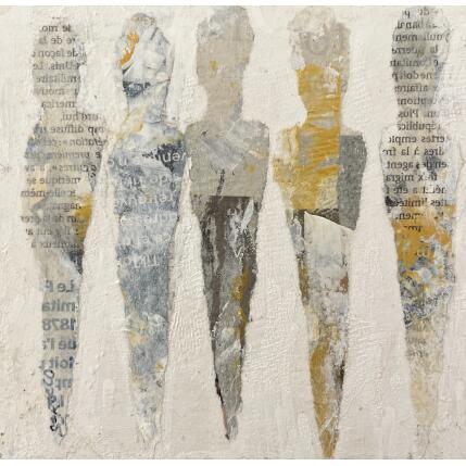 Painting Quinté by Rocco Sophie | Painting Raw art Acrylic, Gluing, Sand