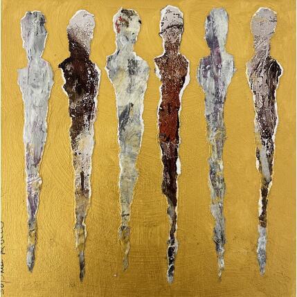 Peinture La rouille par Rocco Sophie | Tableau Art Singulier Acrylique, Collage, Sable