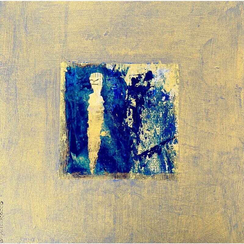 Pintura Au-delà des mers por Rocco Sophie | Pintura Arte bruto Acrílico Collage Arena