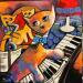 Peinture Chats musiciens par Fauve | Tableau Figuratif Animaux Acrylique